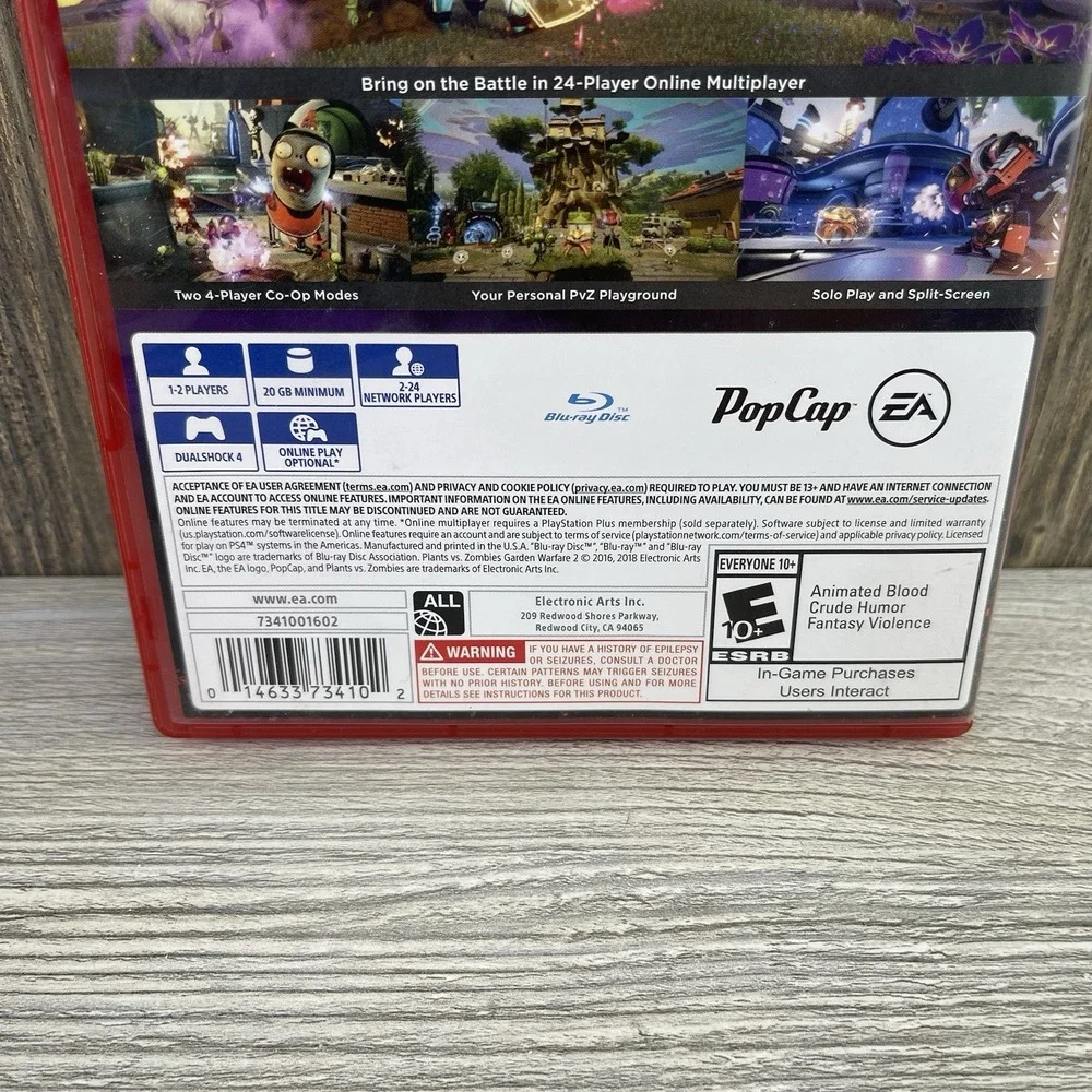 Plants vs. Zombies: Garden Warfare 2 - PS4 Playstation Hits Playstation 4 Tested